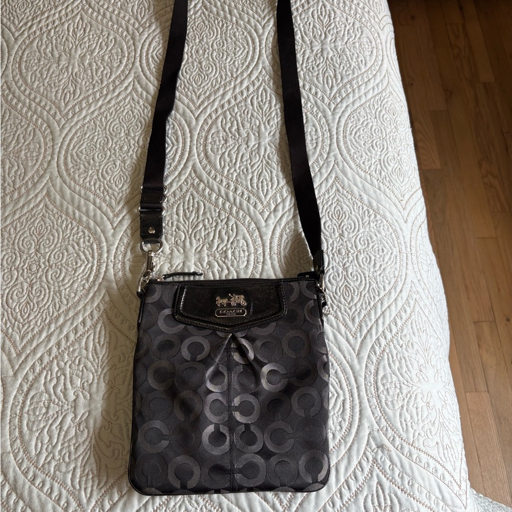 Coach Signature Black Crossbody Bag